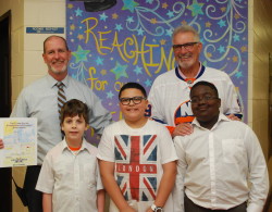 Hockey Celebrity Selects Student Artwork for Charity Event