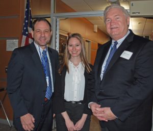 Salvatore Marinello, Amanda Munz, Michael Flynn at 2018 Board Dinner