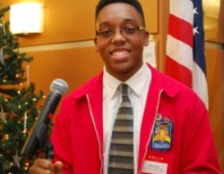 Jahad Hoyte, a second year student in Wilson Tech's Aviation Science/Flight