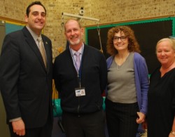 Assemblyman Lupinacci Visits James E. Allen Elementary School.