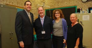 Assemblyman Lupinacci Visits James E. Allen Elementary School.
